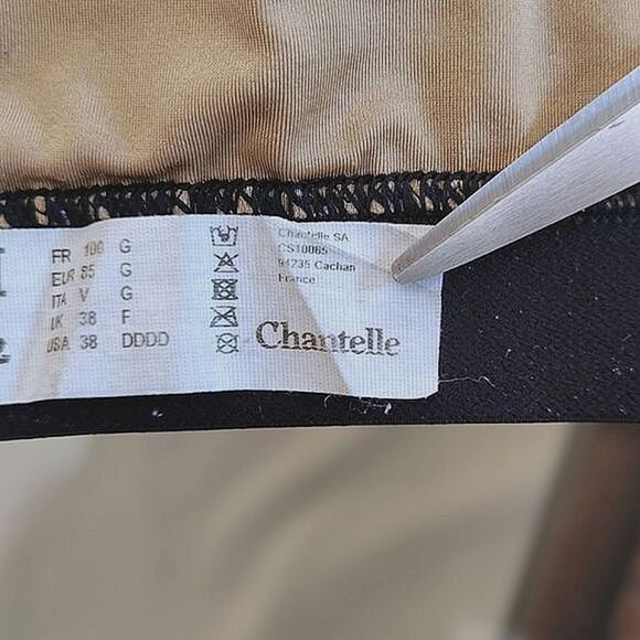 Chantelle Black C Magnifique Full Bust Wirefree Bra - Picture 13 of 15
